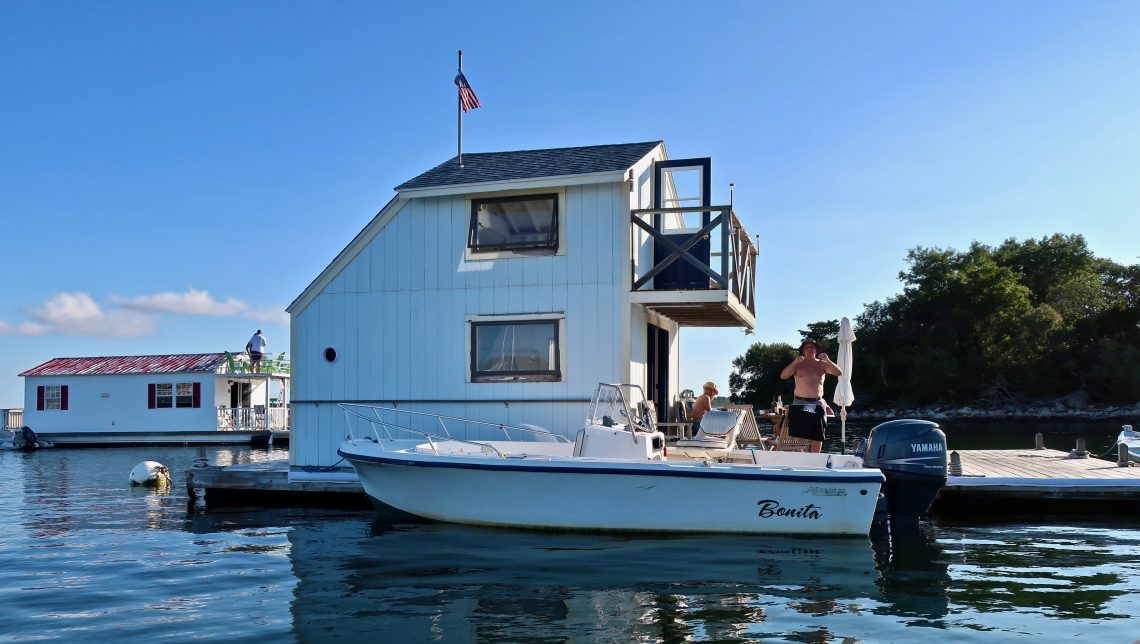 The Best Cape Cod Neighborhood; Woods Hole Houseboats Slideshow