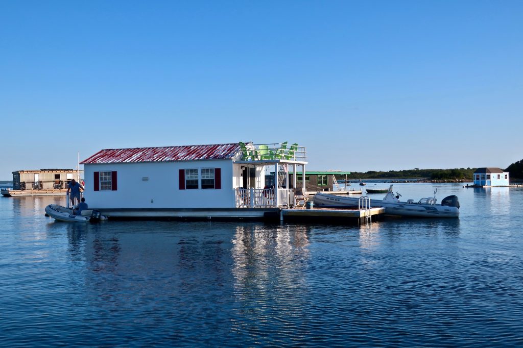 The Best Cape Cod Neighborhood; Woods Hole Houseboats Slideshow