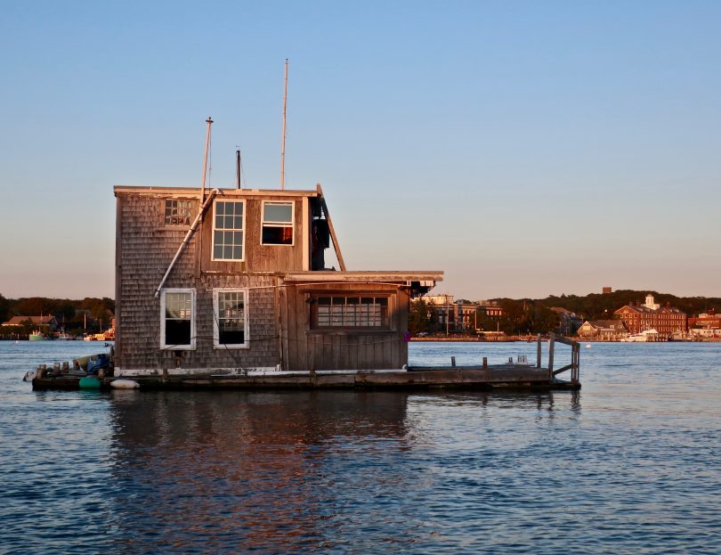 The Best Cape Cod Neighborhood; Woods Hole Houseboats Slideshow