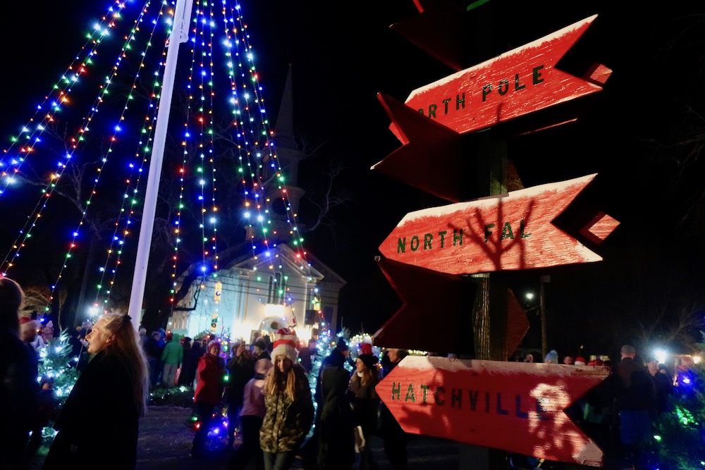 Lighting of Falmouth Village Green, 2018 VIDEO Cape Cod Wave