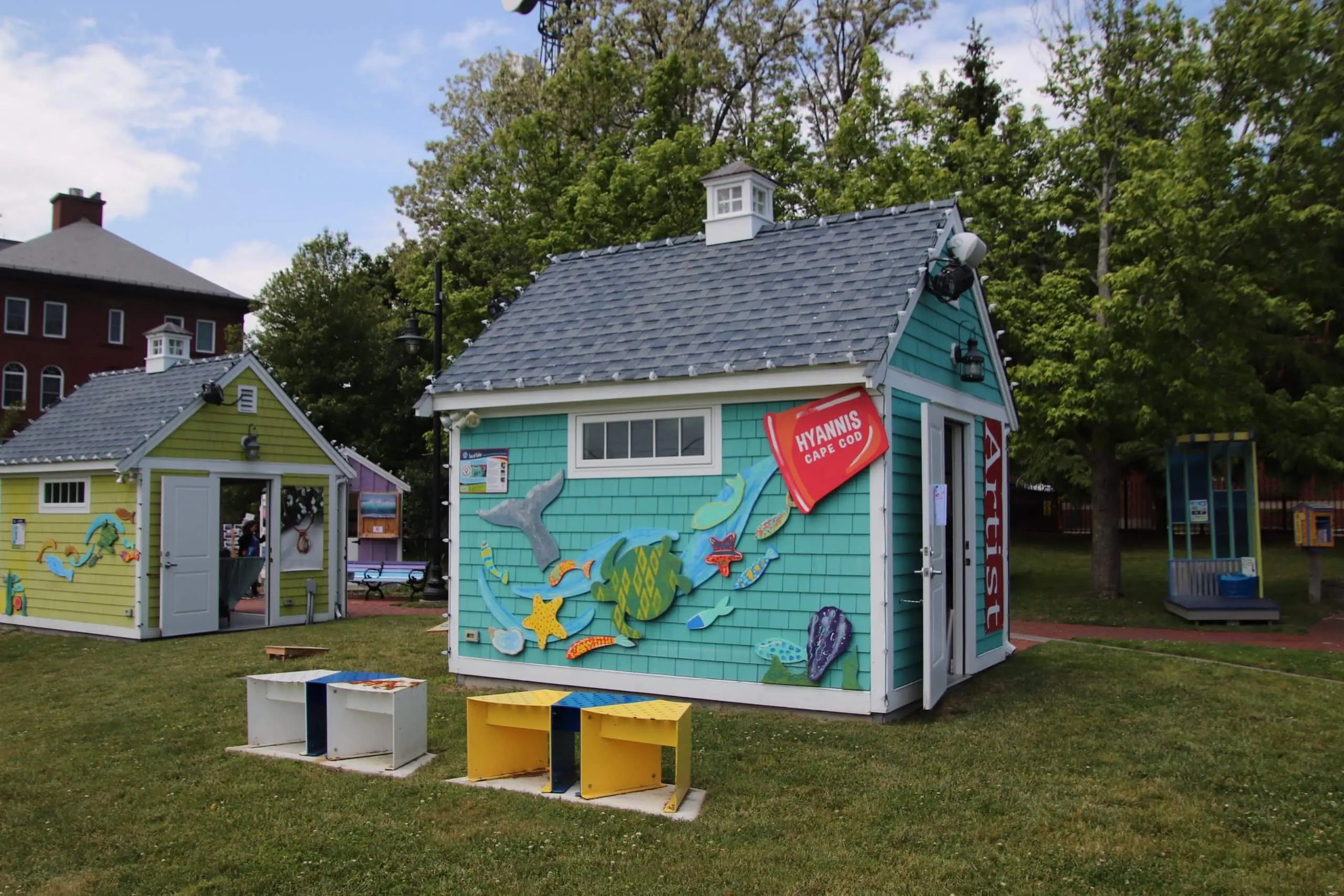Hyannis Artist Shanties In Bismore Park And Harbor Overlook2024