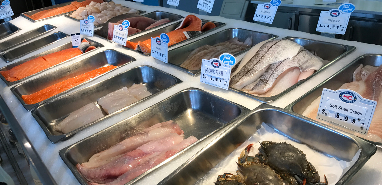 Cape Fish and Lobster Fresh Fish and Seafood. Lobsters cooked to