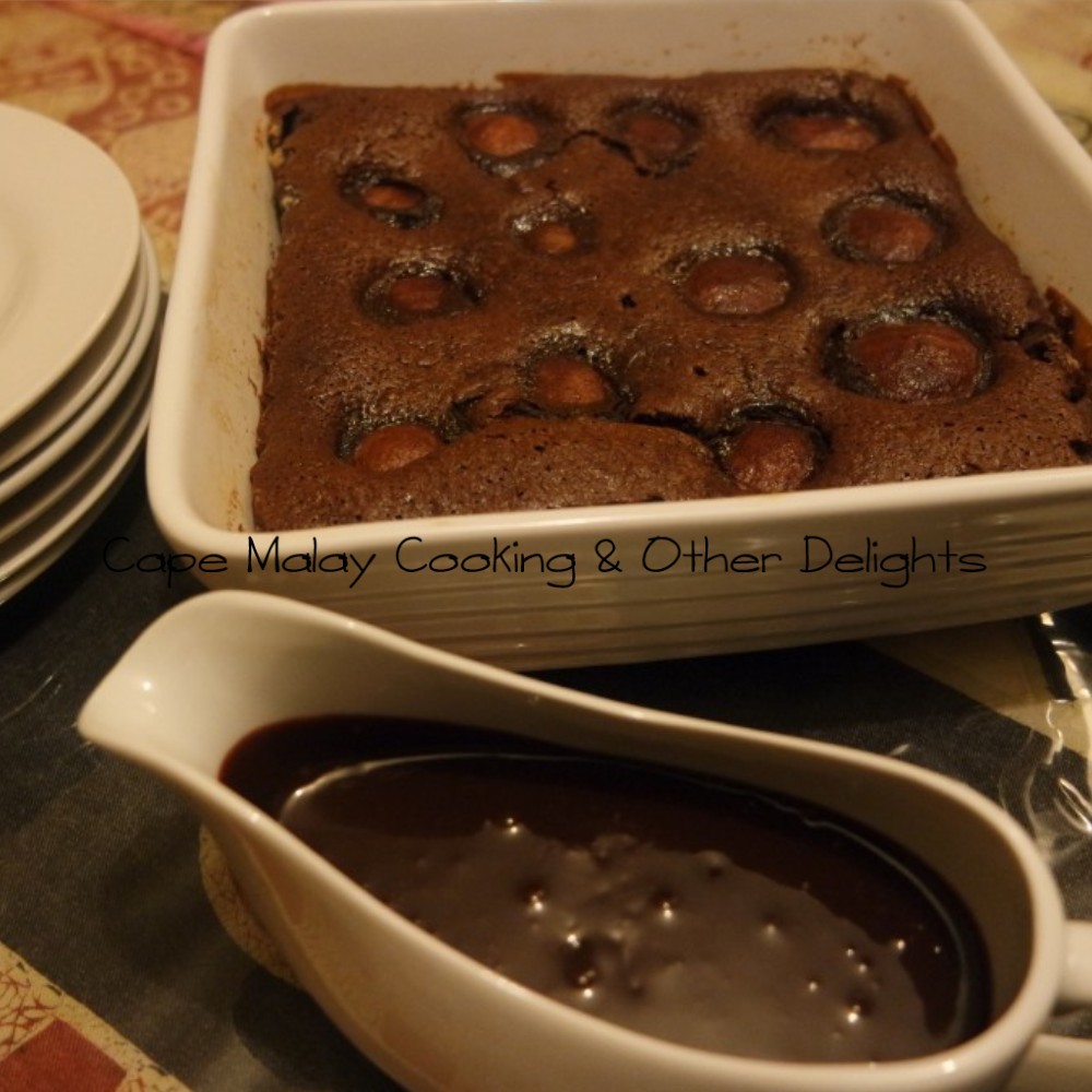 Pear and Chocolate Pudding Cape Malay Cooking & Other Delights