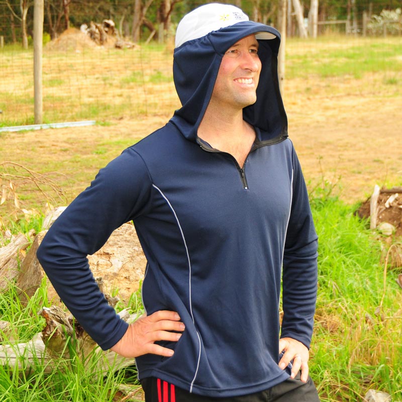CapHat® Hoodie Navy CapHat