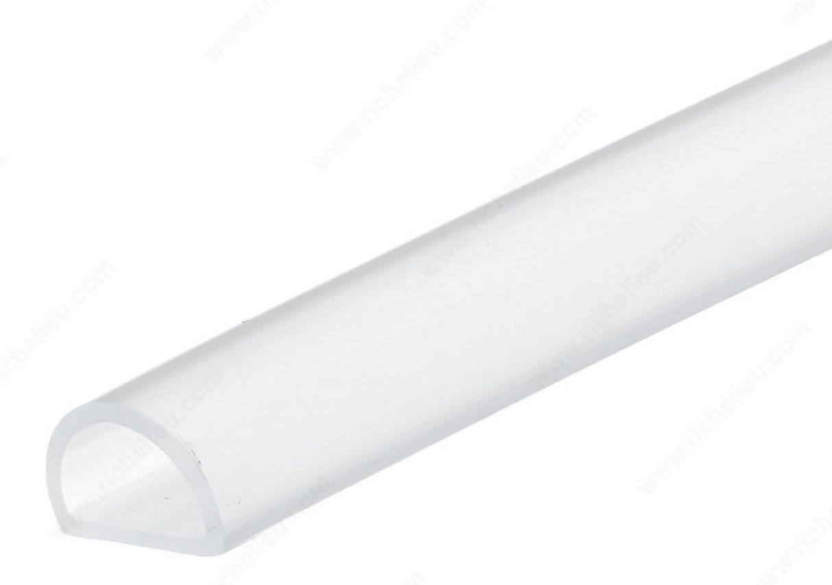 Shower Door Translucent Bulb Seal 98" Capilano Glass and Screens Ltd