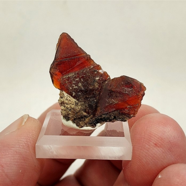Rhodochrosite, Poudrette Quarry, Mont SaintHilaire, Québec, Canada