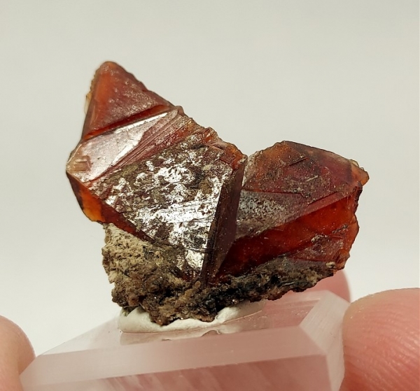 Rhodochrosite, Poudrette Quarry, Mont SaintHilaire, Québec, Canada