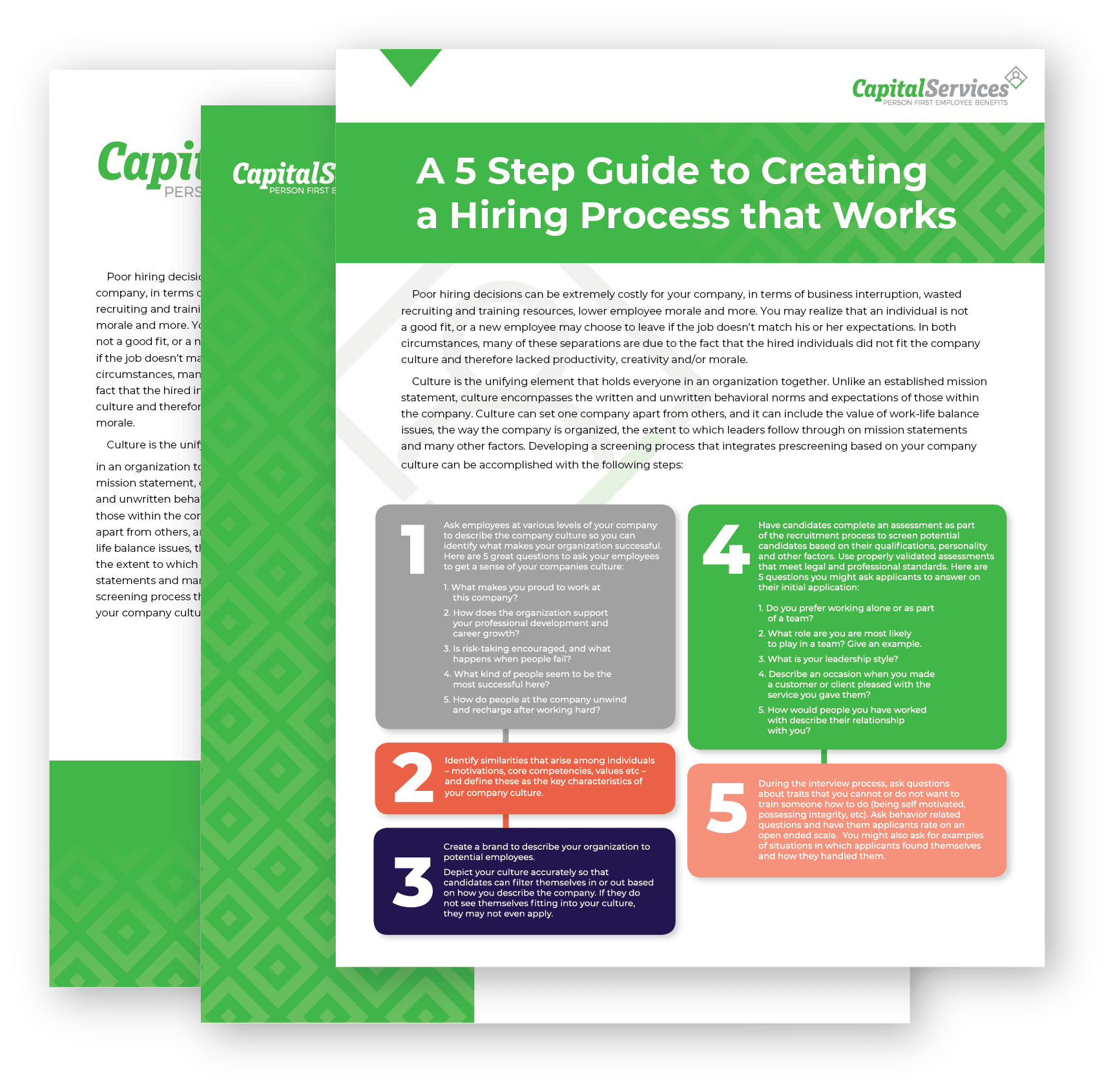 Capital Services PersonFirst Approach to Employee Benefits