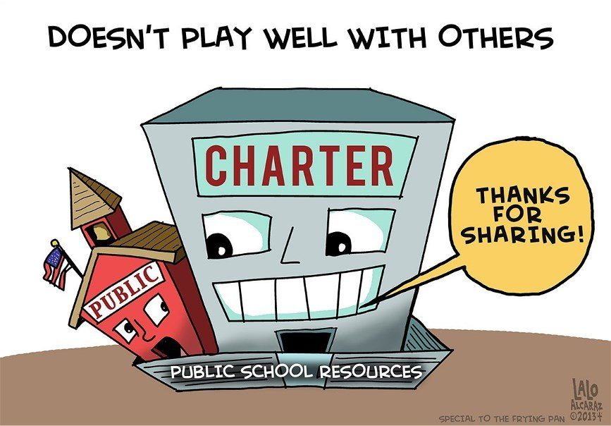 Lalo Alcaraz on Charter Schools