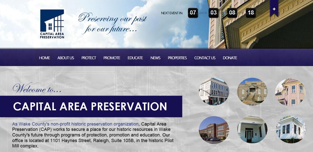 to the new CAP website Capital Area Preservation
