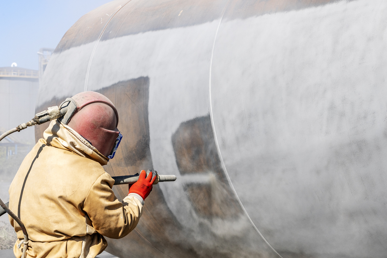 What is a sandblasting medium, SANDBLAST