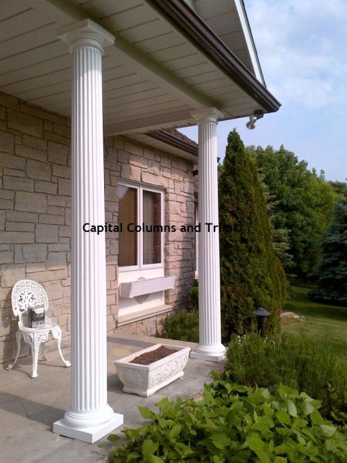 Round Tapered Fiberglass Column Gallery Capital Column