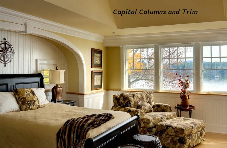Wainscoting Gallery Capital Column