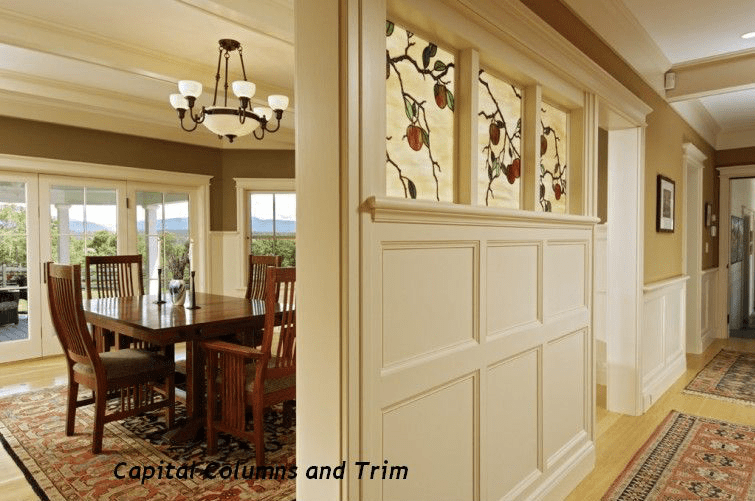 Wainscoting Capital Column