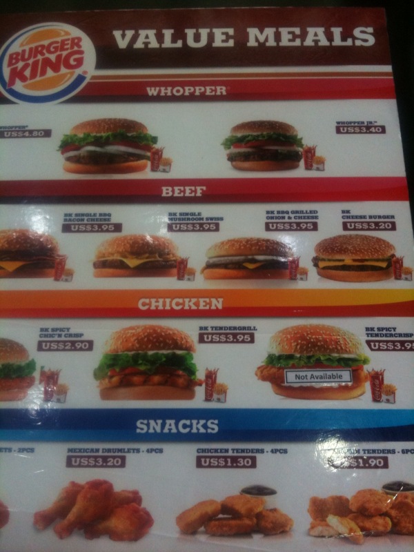 Burger King Price List In Jamaica Burger Poster