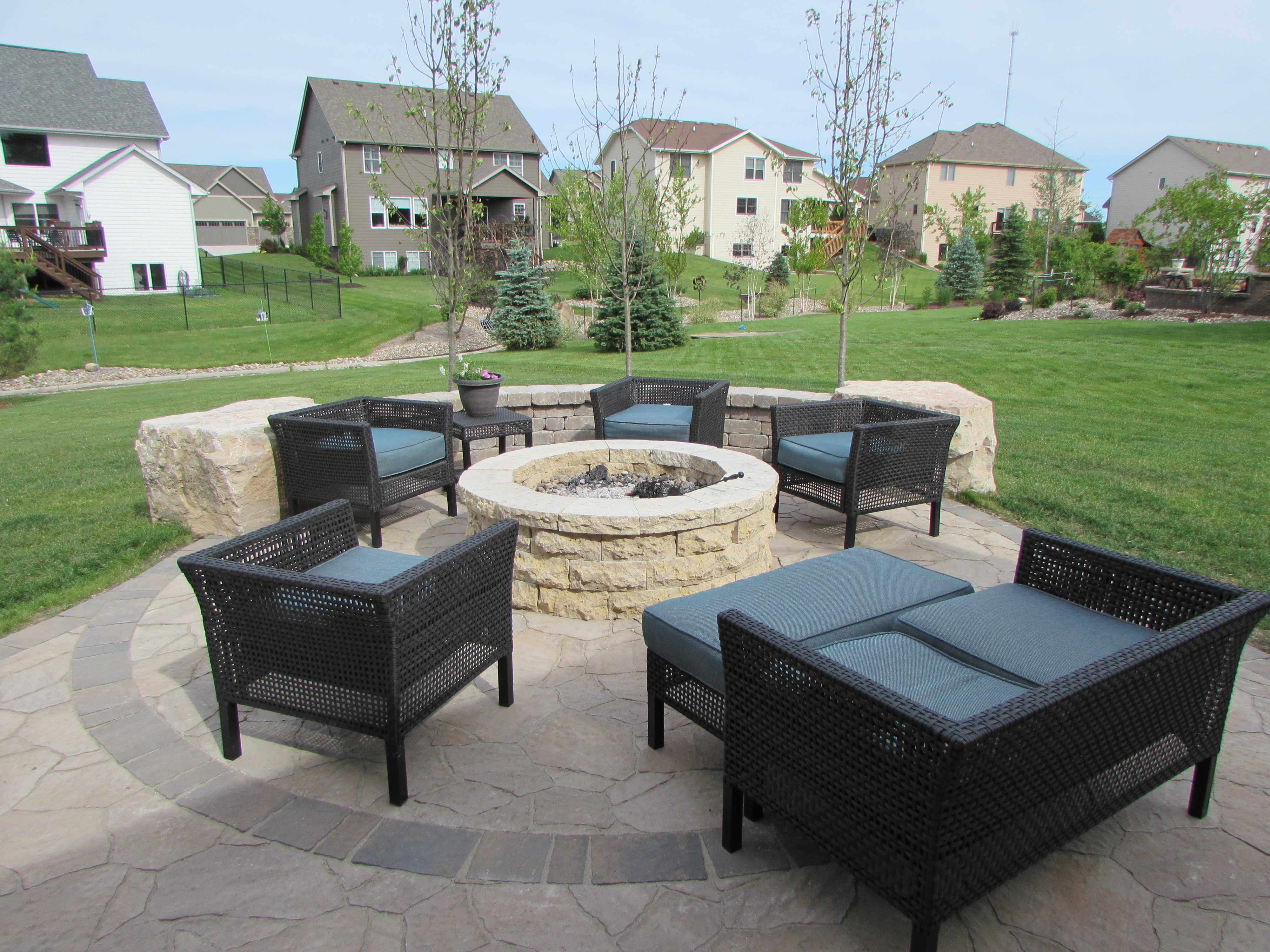 Custom Outdoor Fireplaces & Fire Pits Capital Landscaping