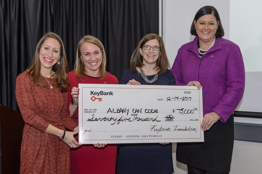 AlbanyCanCode Receives 75,000 Grant From KeyBank Foundation Capital