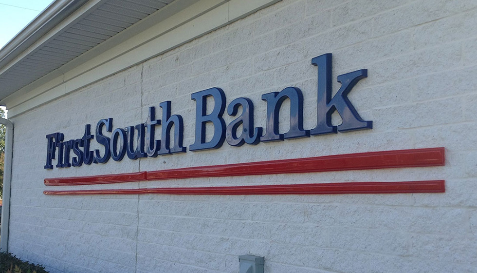 First South Bank Capital Sign Solutions