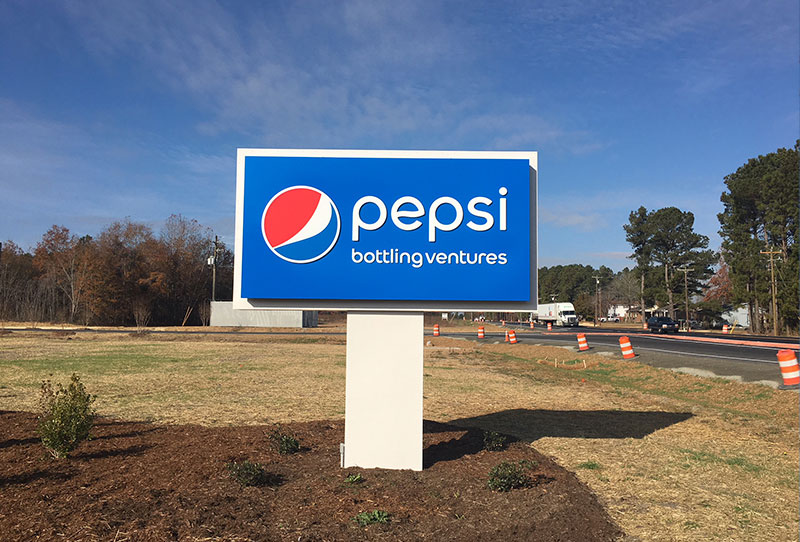 Pepsi Bottling Ventures Capital Sign Solutions