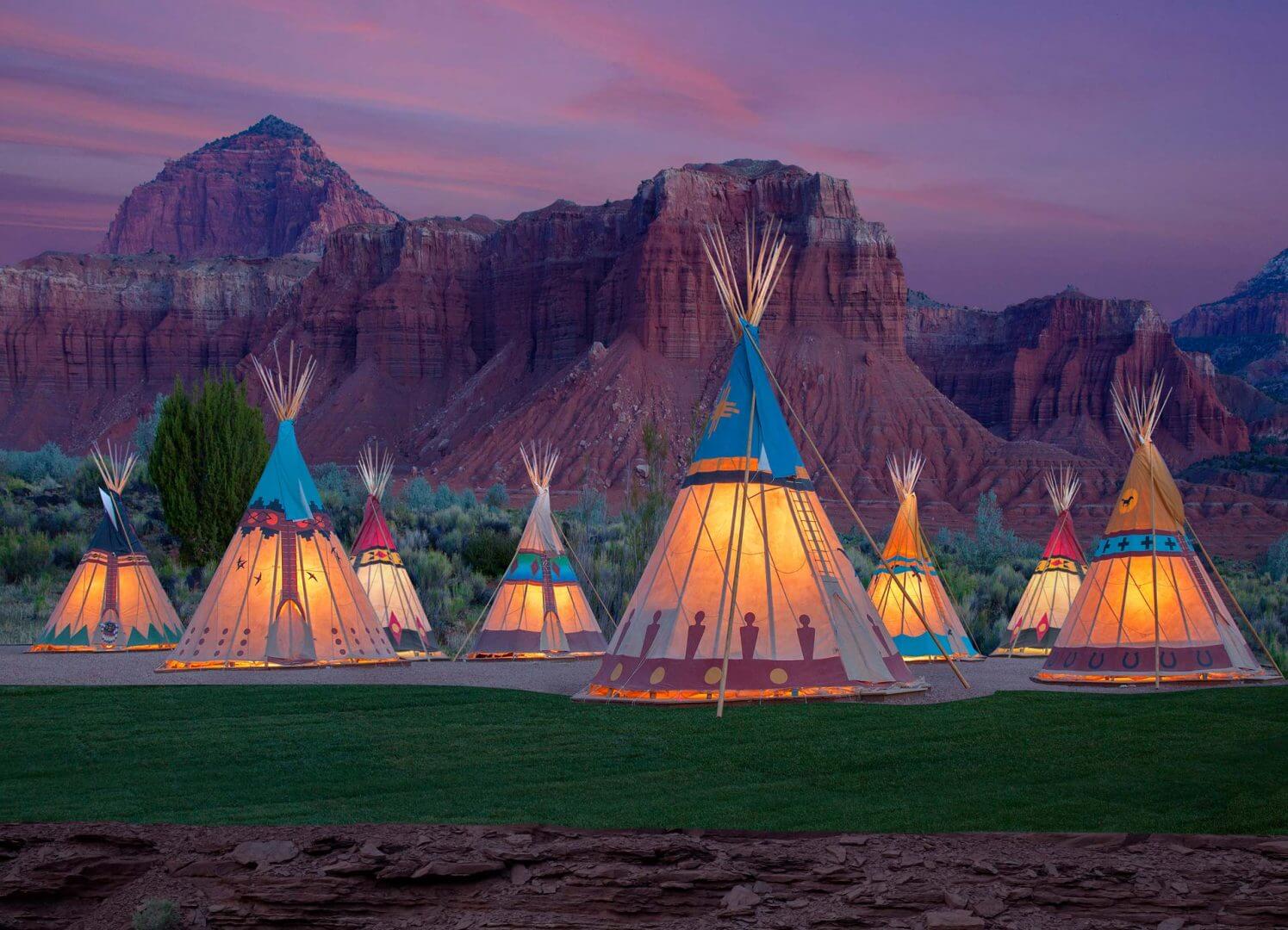Experience Luxury Teepee Camping Capitol Reef Resort