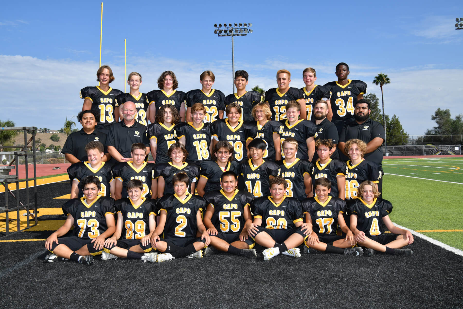 Freshman Roster CAPO Football