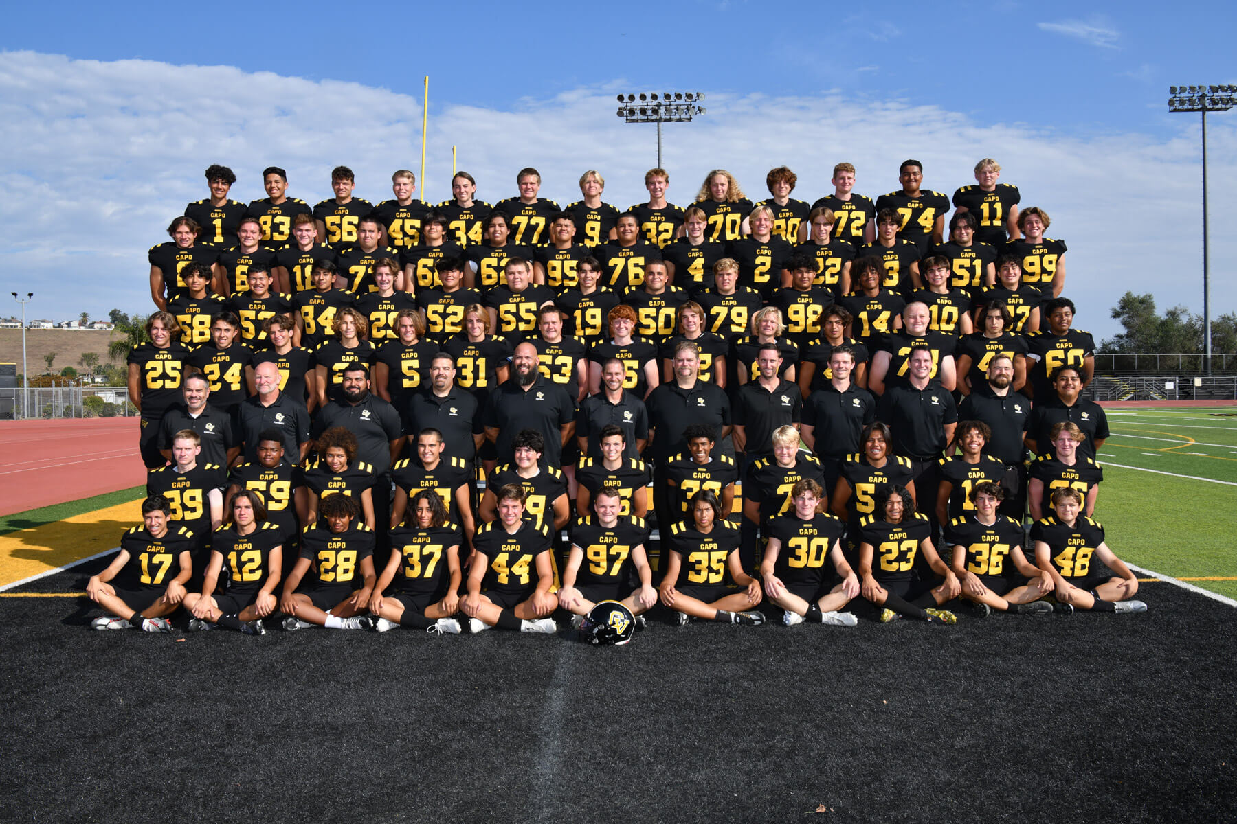 Varsity Roster CAPO Football