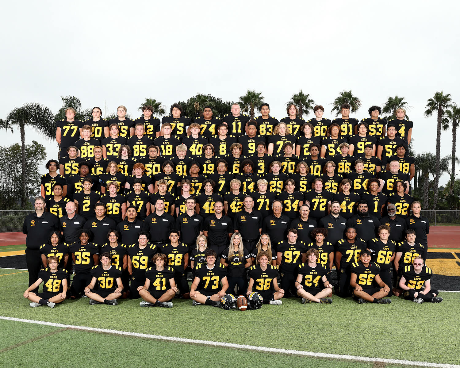 Varsity Roster CAPO Football