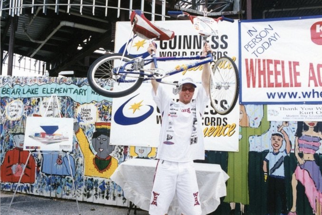 Cyclist Aiming to Beat His Own Record for Longest