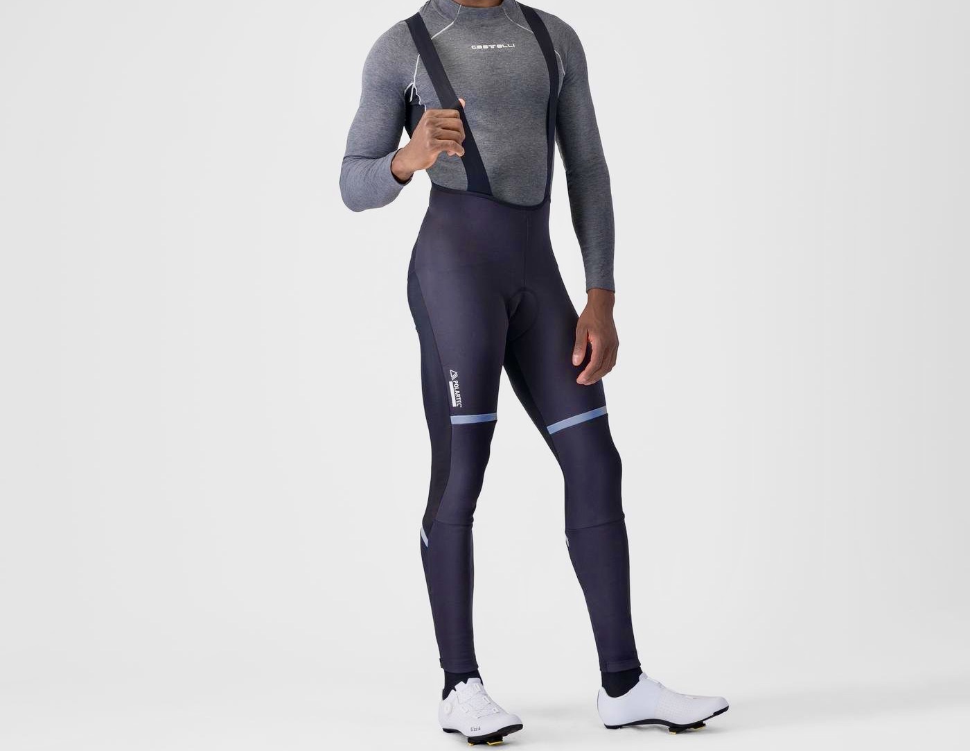 CapoVelo.com - Thwart the Cold with Castelli's New Polare 4 Bibtights
