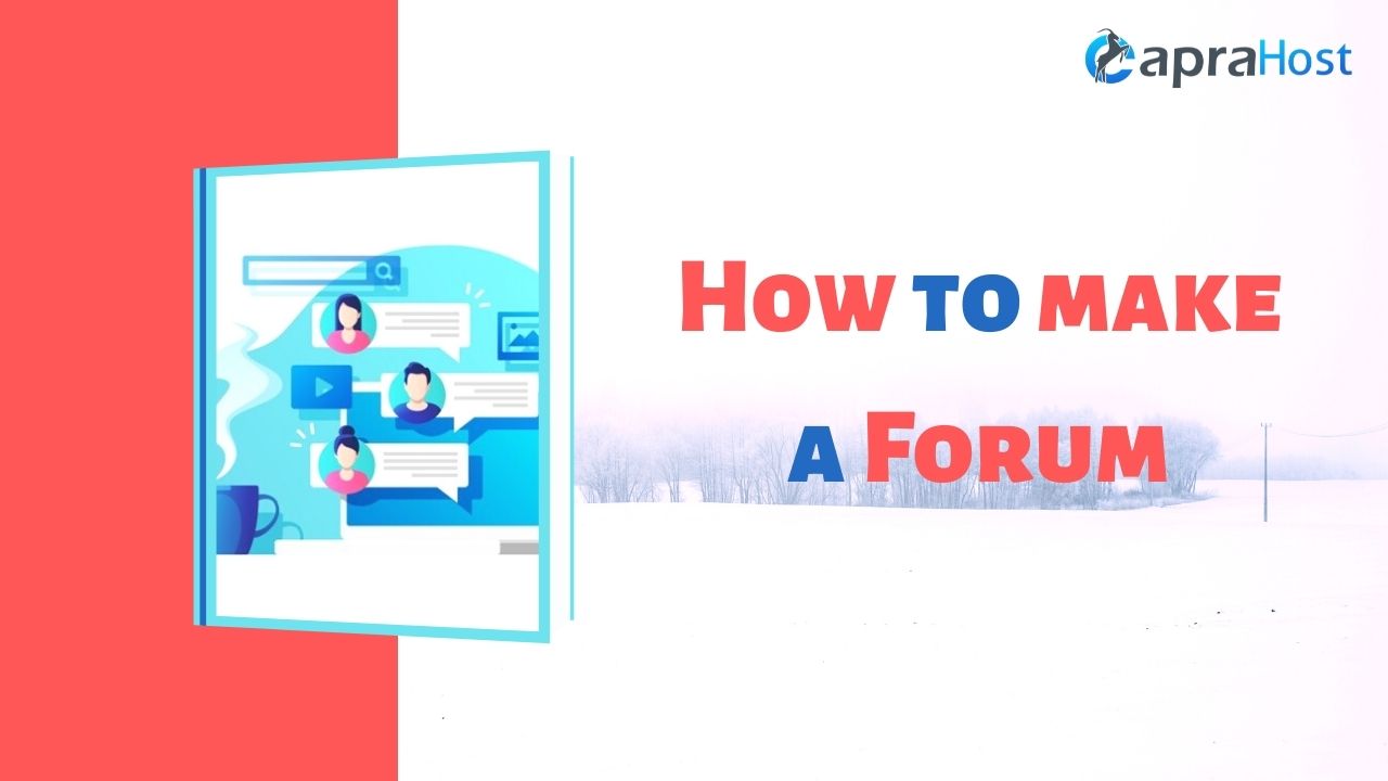How to make a forum?