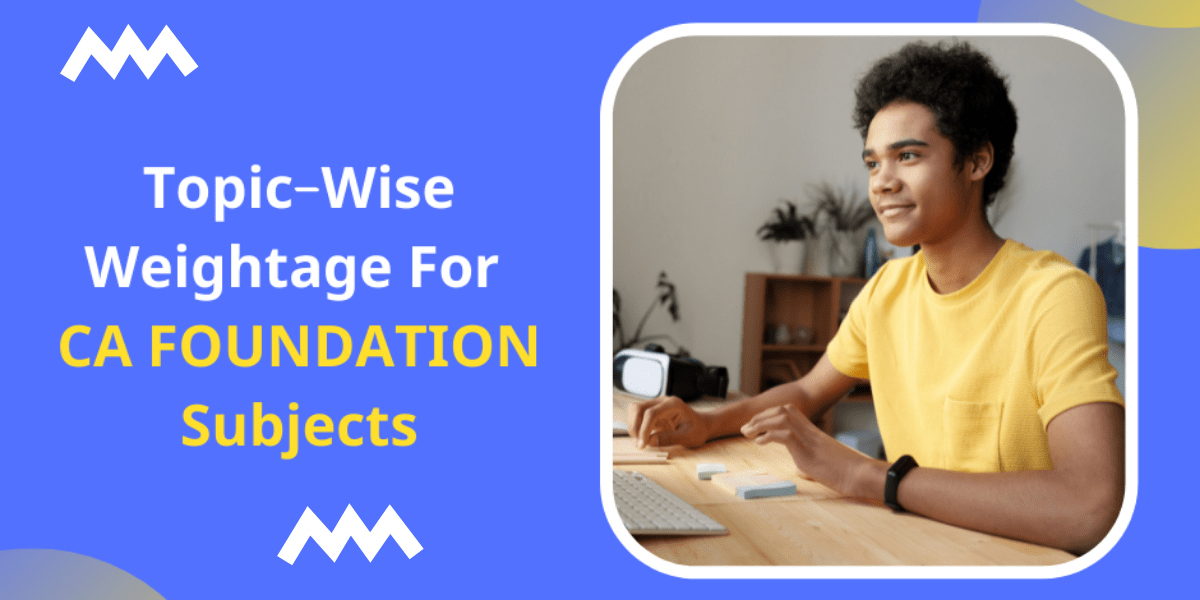Weightage for CA Foundation Subjects CA Preeti Aggarwal