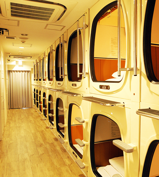 Cheap, Clean, Good Access Capsule Hotels