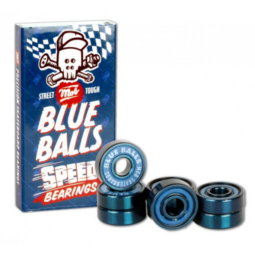 Abec 5 MOB Skateboards Blue Balls Bearings for skateboards