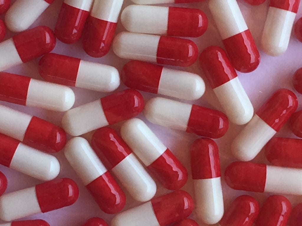 Red/White Size 1 Empty Gelatin Capsules CapsuleUSA