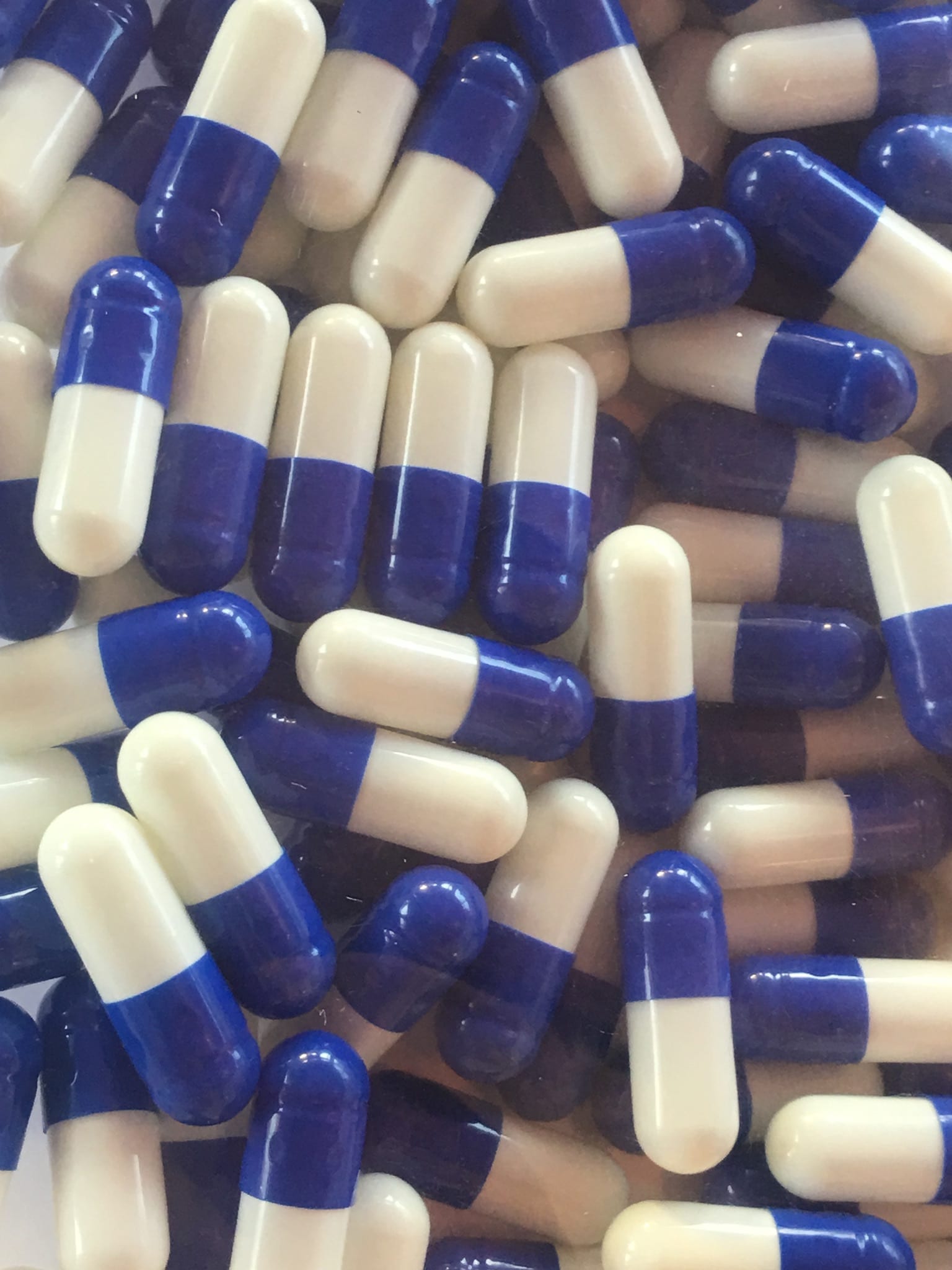Size 3 Empty Capsule Blue White Capsule Capsule USA