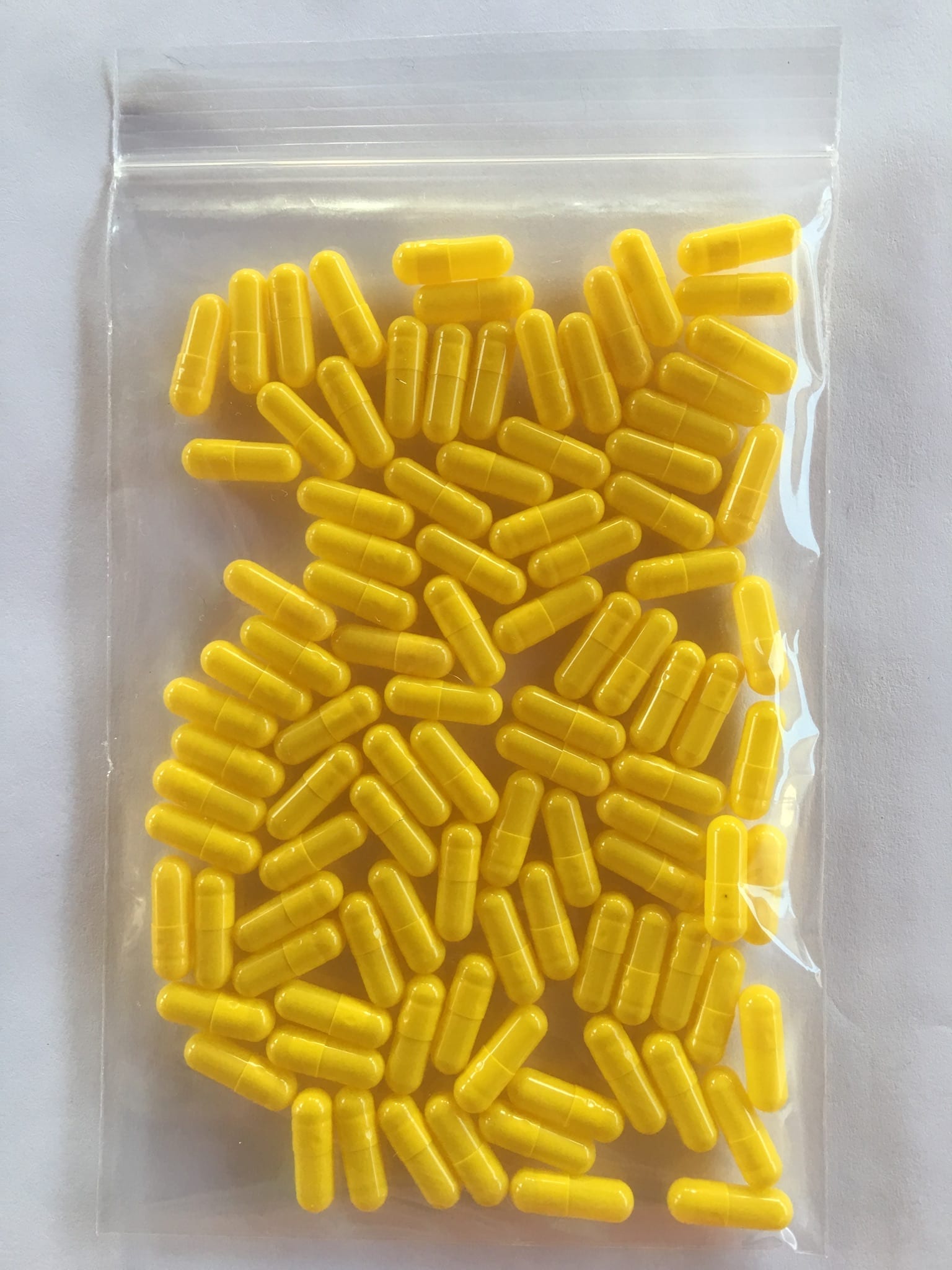 Size 3 Empty Capsule Yellow Gelatin Capsules Capsule USA
