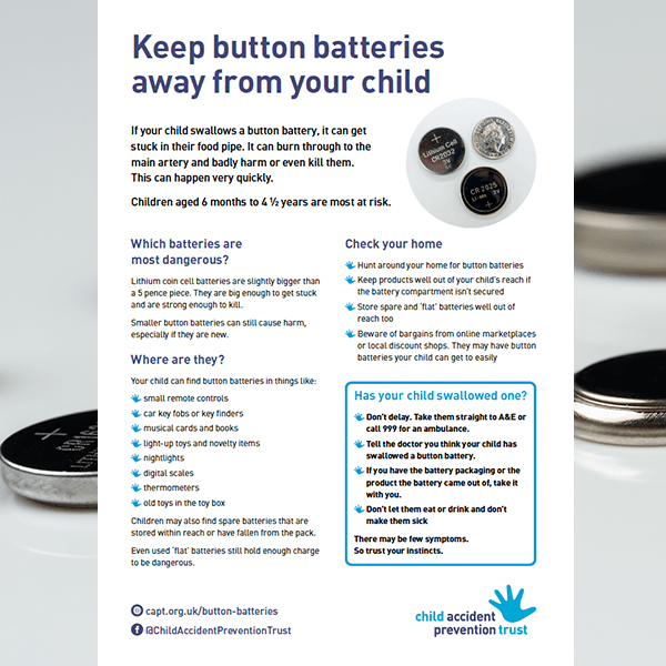 Why are button batteries so dangerous? Learn the risks