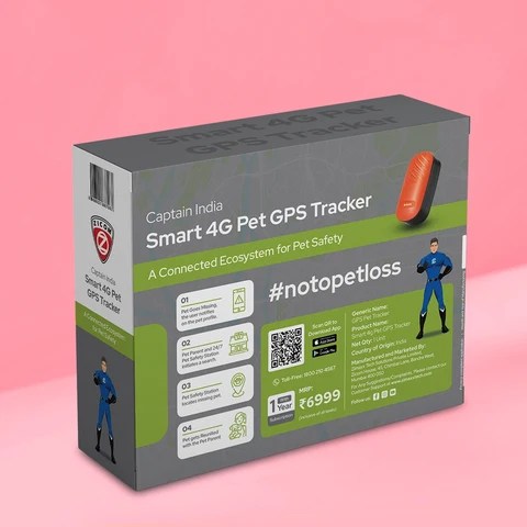 Captain India Smart 4G GPS Tracker - Advanced Tracking | Captain India