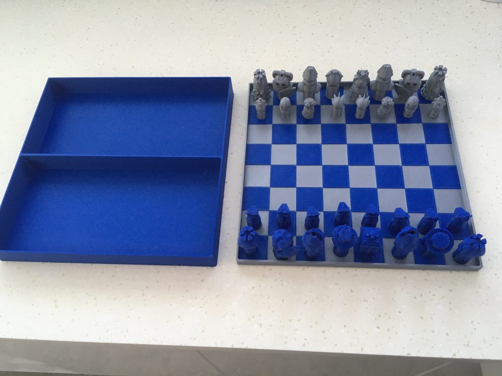 Doctor Who chess set 3 sizes CAPTAIN CREATIVE