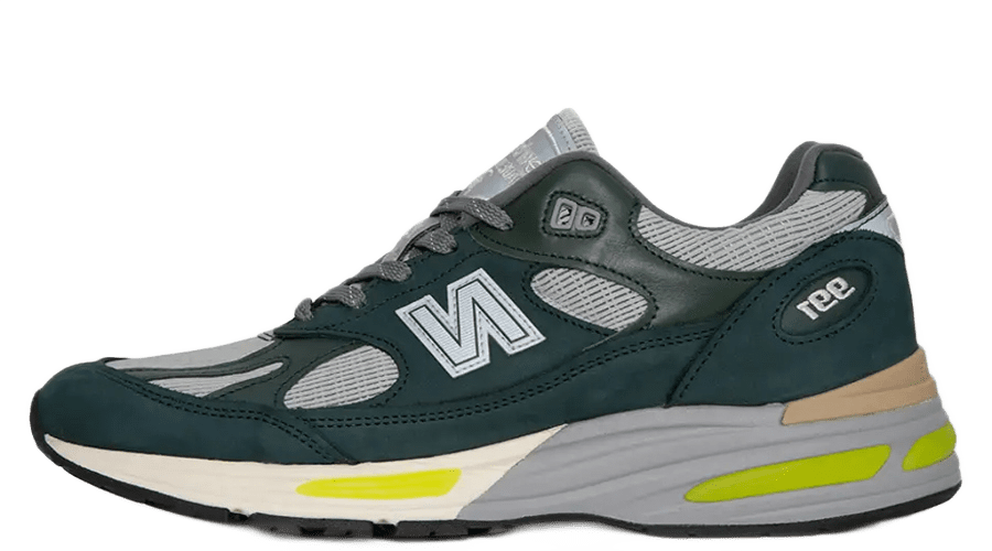 Shop Patta x New Balance 991v2 Made in England "Sea Moss" U991PB2