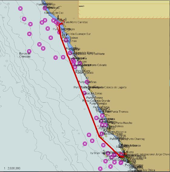 Callao, Lima, Peru Captain, who's driving?