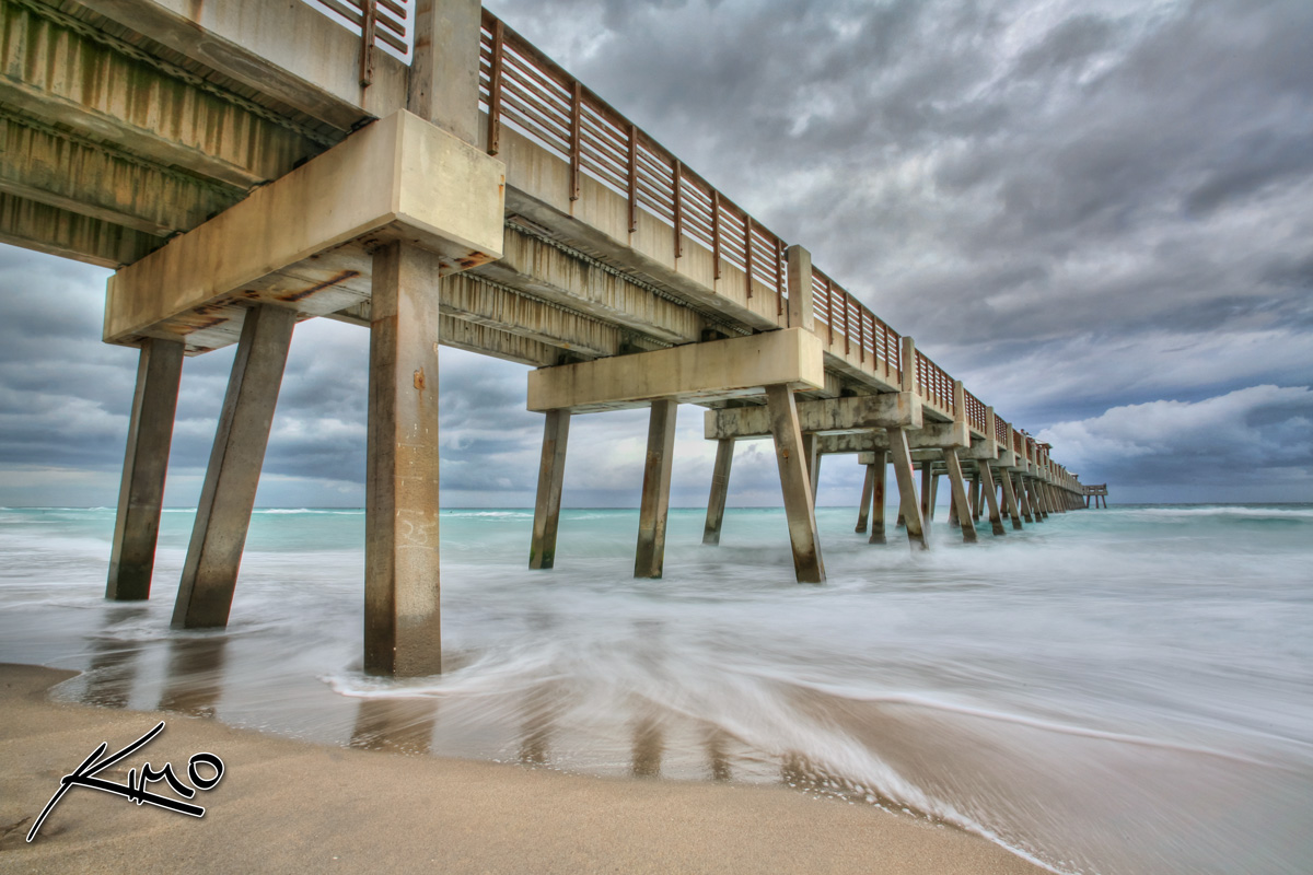 Juno Pier Chasing the Storm HDR Photography by Captain Kimo