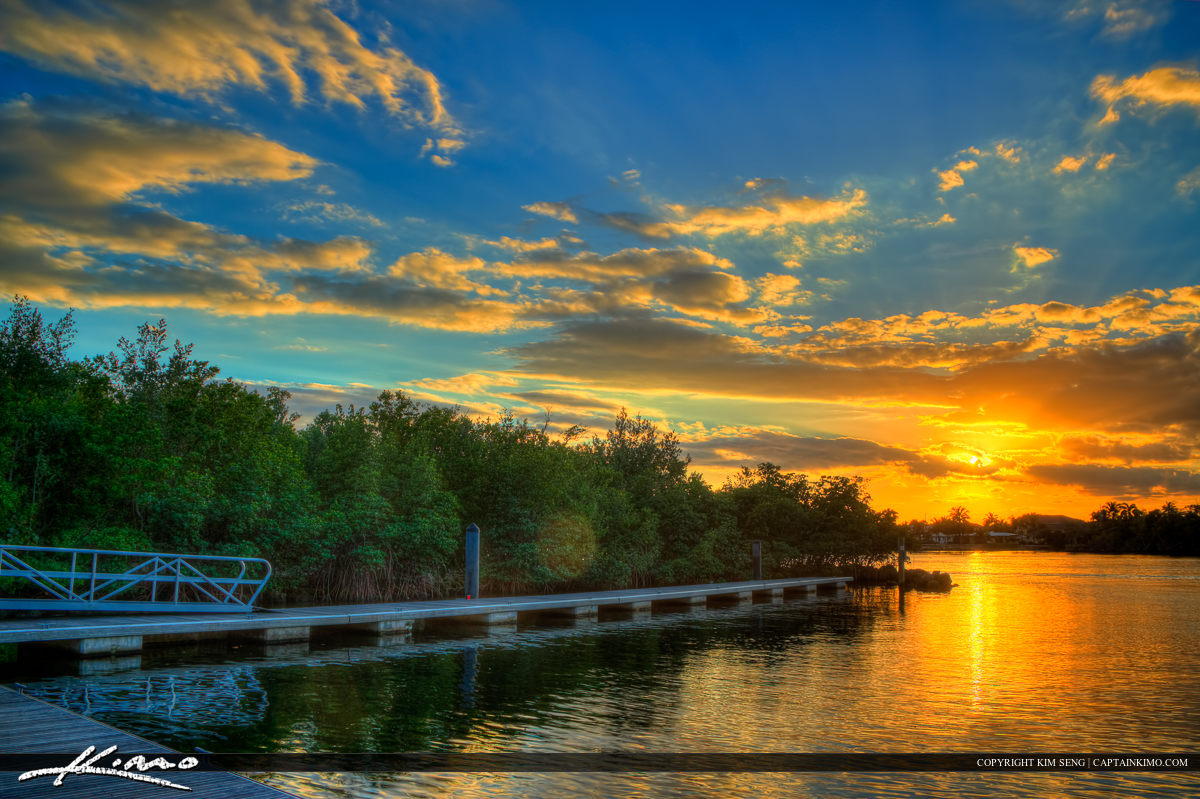 Spanish River Park Boat Launch Boca Raton HDR Photography by Captain Kimo