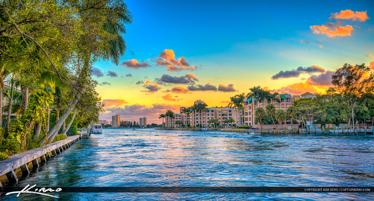 Boca Raton Intracoastal Waterway to Inlet HDR Photography by Captain Kimo