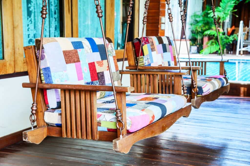 How to Keep a Porch Swing From Hitting Your House Captain Patio