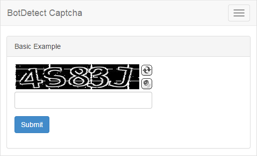 Laravel 5.0 Basic BotDetect CAPTCHA Example