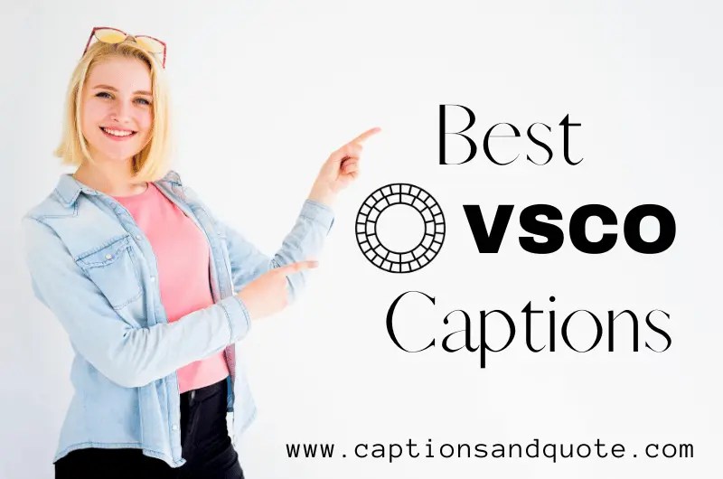 260+ Best VSCO Captions And Quotes For Instagram In 2024