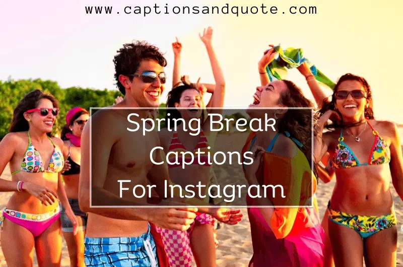 280+ Best Spring Break Captions & Quotes For Instagram In 2023