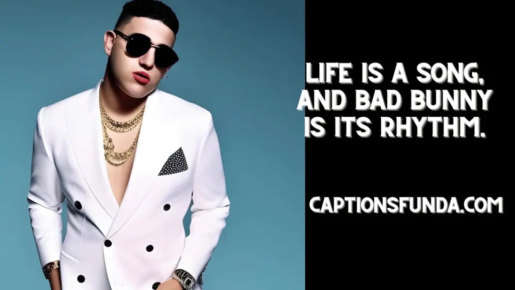 156+ Cool Bad Bunny Captions For Instagram CaptionsFunda