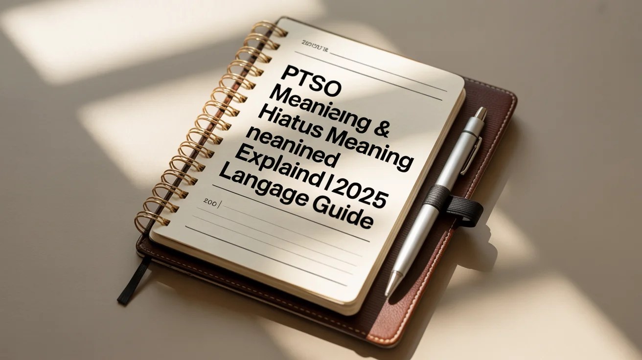PTSO Meaning & Hiatus Meaning Explained 2025 Language Guide